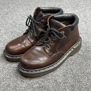 Vintage Leather Dr Doc Martens Ankle Brown Oxfords Classic Preppy Y2K Grunge